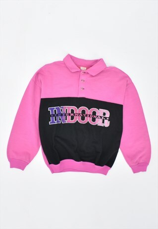 VINTAGE 90'S SWEATSHIRT JUMPER PINK