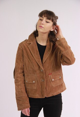 VINTAGE SUEDE BIKER JACKET