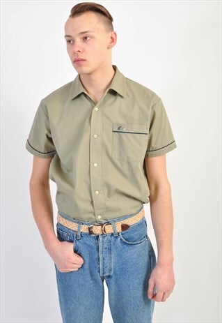 VINTAGE 90'S SHIRT IN BROWN