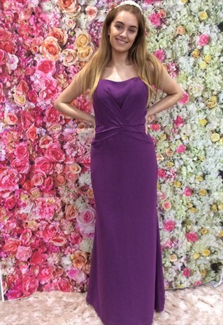 SWEETHEART PROM, EVENING OR BRIDESMAIDS NU GEORGETTE DRESS