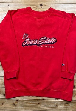 Vintage Iowa state cyclone red sweatshirt large 