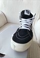 VANS CHUNKY PLATFORM BOOTS UK7 SUEDE