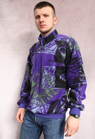 VINTAGE 80'S ADIDAS ADVENTURE FLEECE JACKET