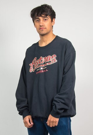 BASEBALL USA SWEATSHIRT HOUSTON ASTROS MAJESTIC MLB