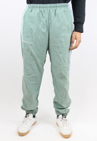 VINTAGE AUSTRALIAN PALE GREEN 90'S TRACKSUIT BOTTOMS