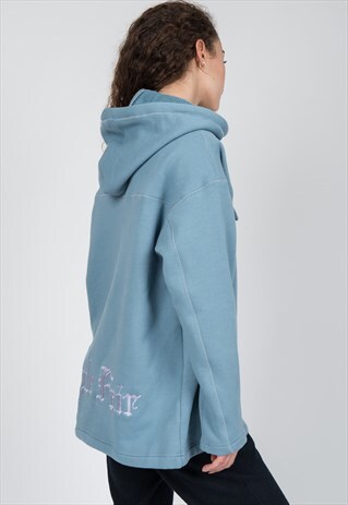 OVERSIZED HOODIE IN LIGHT BLUE