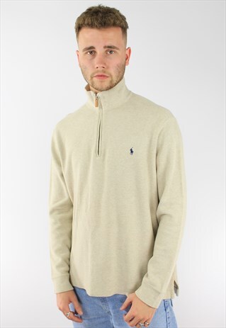 RALPH LAUREN POLO HALF-ZIP CLASSIC SWEATSHIRT