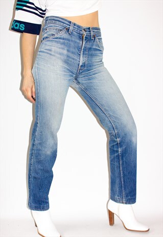 VINTAGE 70'S SUPER HIGH WAIST LEVI MOM JEANS