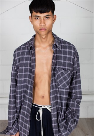 VINTAGE CHECKED RETRO FLANNEL UNISEX SHIRT