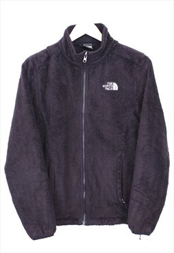 Vintage The North Face Fleece Black Zip Up With Chest Logo
