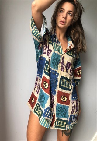 OVERSIZED RETRO 90S 80S VINTAGE UNISEX FESTIVAL SHIRT