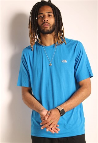 VINTAGE THE NORTH FACE T-SHIRT BLUE