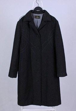Vintage Fendi jeans coat jacket rarity wool monogram