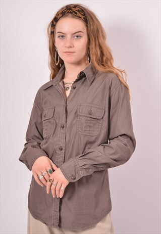 VINTAGE MOSCHINO SHIRT BROWN