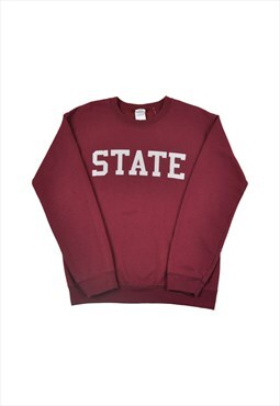 Vintage State Sweatshirt Burgundy Small