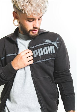 VINTAGE 80S PUMA ZIP SWEATSHIRT / S7103