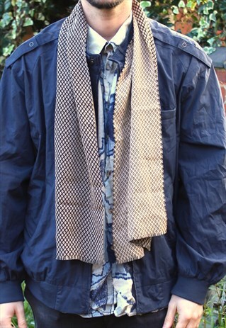 VINTAGE 70S MOD SCARF - SAMMY - INDIE RETRO CLASSIC - GENTS