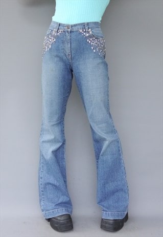 jeans flared y2k 90s