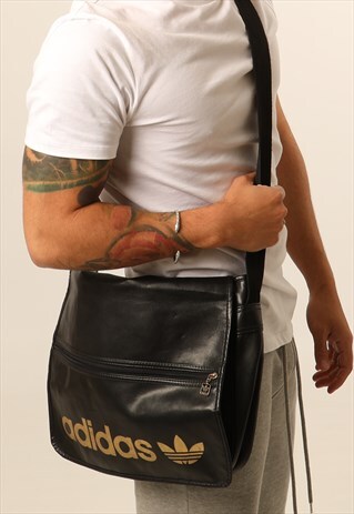 VINTAGE ADIDAS PRINTED LOGO LAPTOP BAG