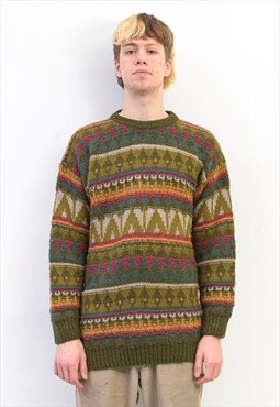 Australian Style Wool Sweater Clothing 3D vtg Men's L Sweate