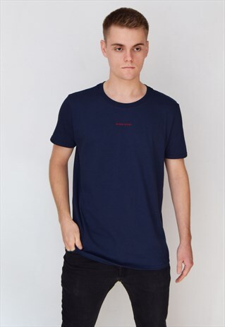 NAVY BROKE ARTIST (RED) T-SHIRT