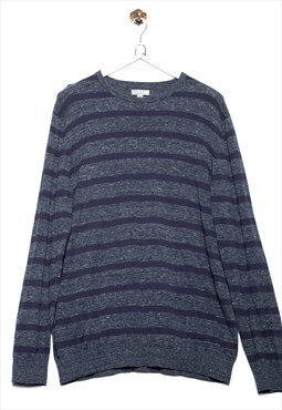 Sears Sweater Stripe Pattern Blue
