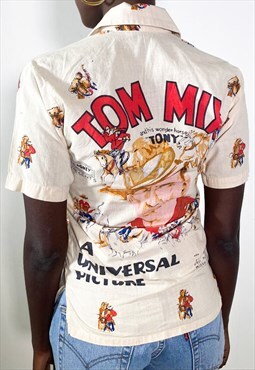 Vintage 90s printed Tom Mix shirt 