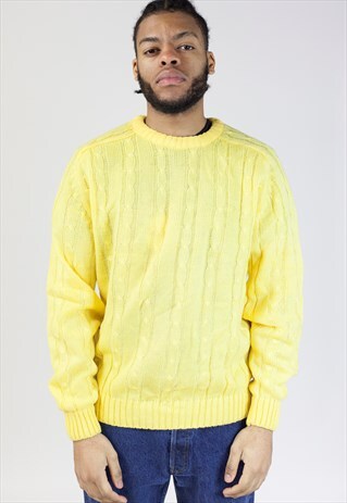 VINTAGE 90S YELLOW JUMPER