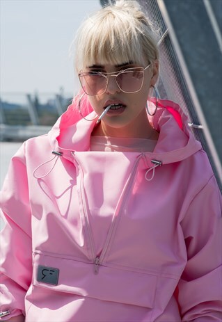 PINK SOFTSHELL HOODIE