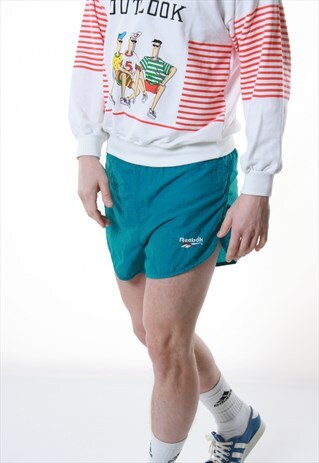 90S VINTAGE REEBOK SUMMER RUNNING RARE SHORTS 13455