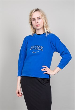 ELECTRIC BLUE VINTAGE 80'S NIKE SWEATER