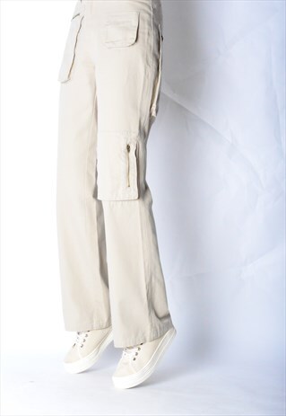 VINTAGE 90S BEIGE CARGO PANTS