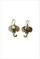 SMALL GOLD ELEPHANT EARRINGS