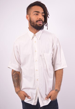 VINTAGE LEVI'S SHIRT SHORT SLEEVE WHITE