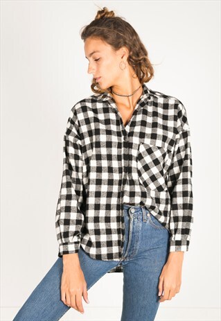 VINTAGE 80S CASUAL SHIRT // R01164
