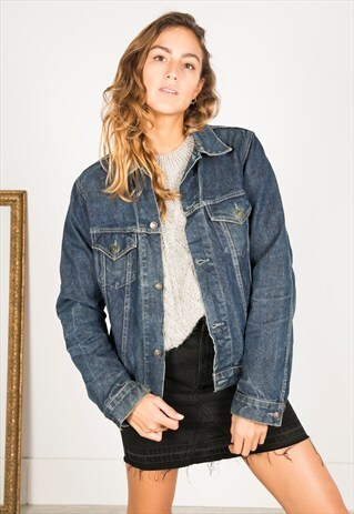 VINTAGE 80S TOMMY HILFIGER DENIM JACKET / R023