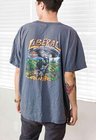 VINTAGE HARLEY DAVIDSON T-SHIRT LOGO 90S X 9.5
