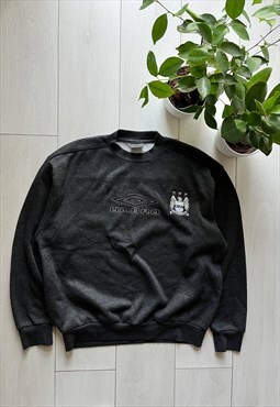 Vintage y2k Umbro Sweatshirt M.C.F.C Hafted Logo Sportswear