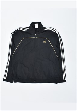 Vintage 90's Adidas Tracksuit Top Jacket Black