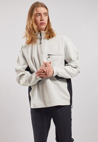 VINTAGE NIKE 1/4 ZIP SHELL JACKET