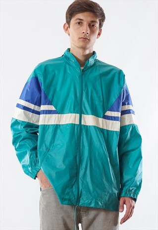VINTAGE ADIDAS ORIGINALS TRACKSUIT 90S GREEN BLUE