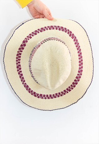 WOMEN'S STRAW WIDE BRIM SUN HAT