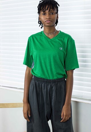 VINTAGE CHAMPION T-SHIRT LOGO 90S M 4.7