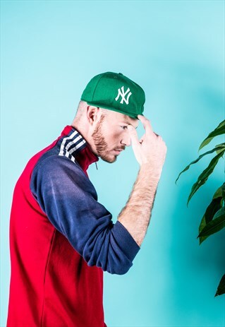 VINTAGE NEW ERA NBA CAP IN GREEN WITH NY EMBROIDERY