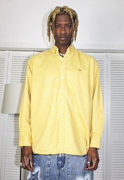 Vintage 90s Yellow Burberry Shirt