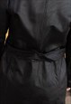 VINTAGE  LEATHER JACKET ANDREA VICCARO 80S IN BLACK M