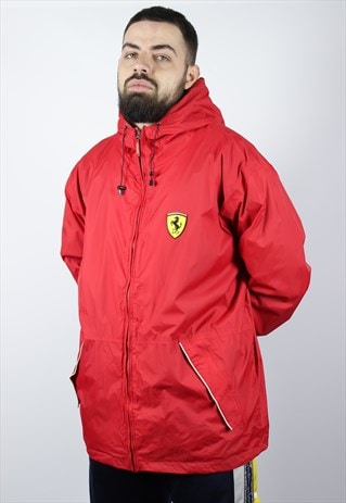MENS FERRARI WINDBREAKER ZIP JACKET OFFICIAL PRODUCT XXL