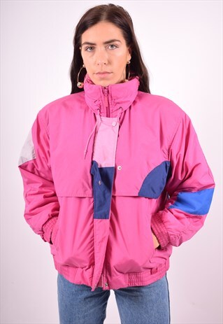 WOMENS VINTAGE JACKET MEDIUM PINK 90'S