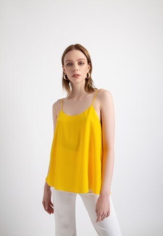 RUE CROSS STRAPPED COLD SHOULDER UNDERSHIRT