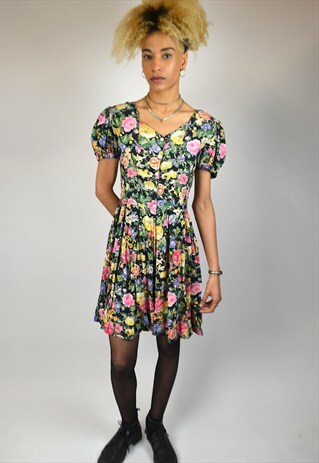 VINTAGE 90'S FLORAL PRINT PLAYSUIT